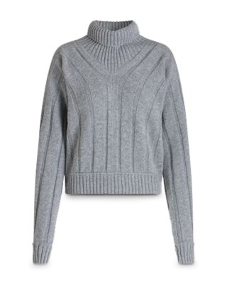 Fisaniara Wool Cashmere Turtleneck Sweater