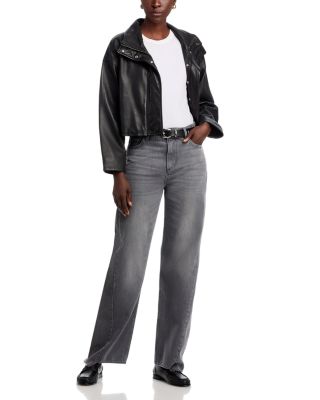 Crossroad Boyfriend Jeans in Grey Denim