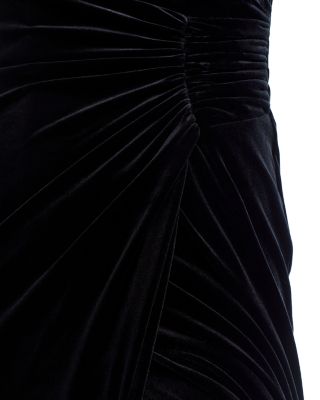 Off-the-Shoulder Velvet Gown - Exclusive