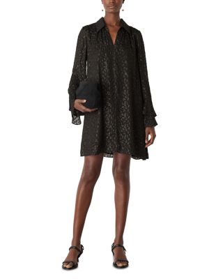 Metallic Dobby Mini Dress 