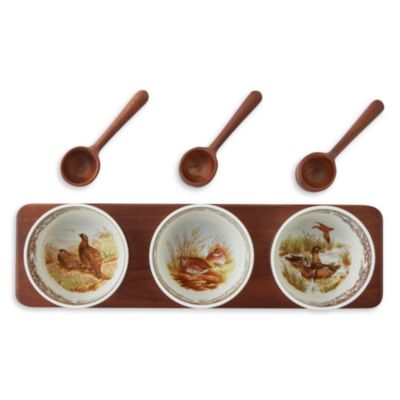 Woodland 7 Piece Condiment Set