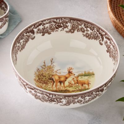 Woodland Serving Bowl