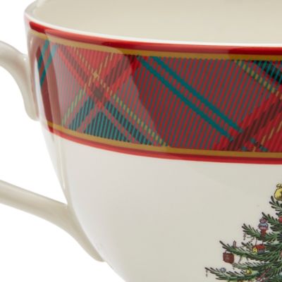Christmas Tree Tartan Jumbo Cup