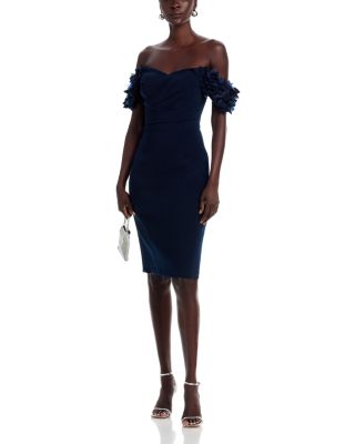 Organza Off The Shoulder Dress