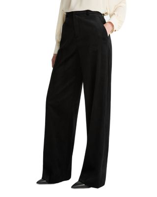 Velvet Wide Leg Pants