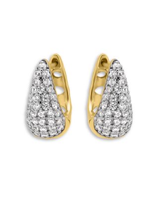 Cubic Zirconia Huggie Hoop Earrings – Exclusive