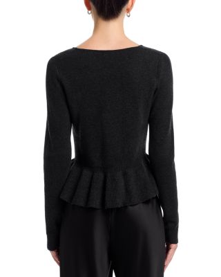 The Bee V Neck Peplum Top