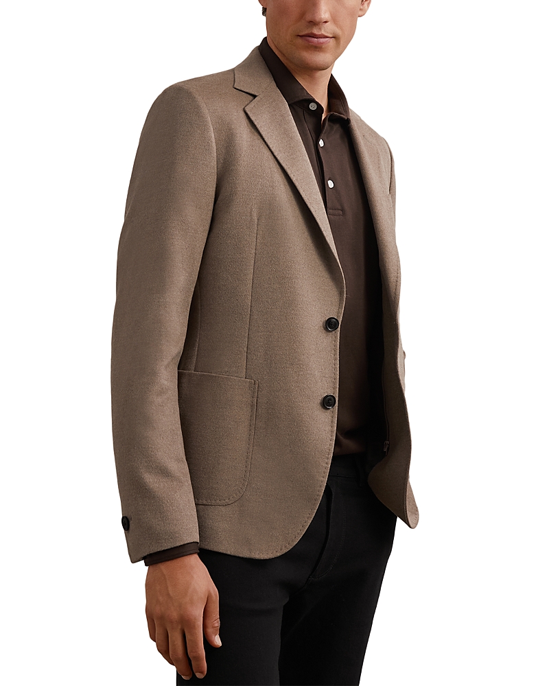 Reiss Modern Fit Removable Vest Blazer In Brown