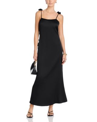 Flower Strap Maxi Dress - Exclusive