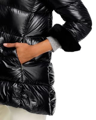 Ultralight Down High Low Mid Length Coat