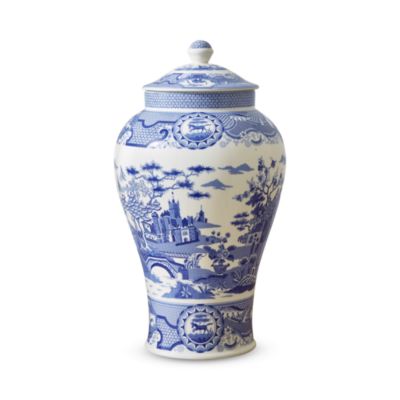 Blue Room Gothic Castle Ginger Jar