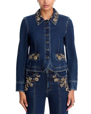 Crystal Ivy Embellished Reve Jacket & Crystal Ivy Embellished Jeans in Fontaine Multi