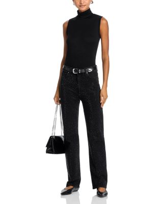 Stevie Ankle Jeans in Interstellar Embellished