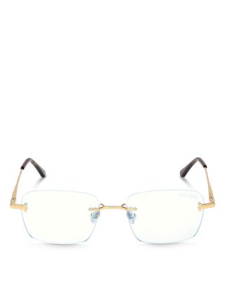 Rectangular Blue Light Glasses, 54mm
