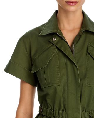 Clotilde Cotton Drill Utility Dress