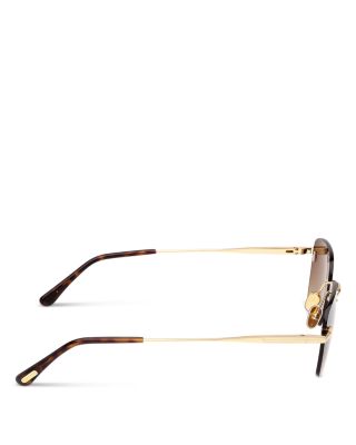 Jake Rectangular Sunglasses, 54mm