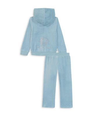 Girls' Velour Hoodie & Jogger Pants Set - Big Kid