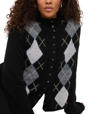 Taylor Argyle Cardigan Sweater 