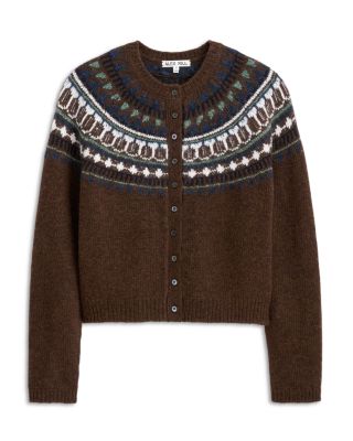 Amina Fair Isle Sweater in Wool
