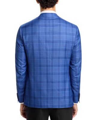 Kei Plaid Unstructured Trim Fit Sport Coat