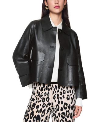 Wide Sleeve Lightweight Leather Jacket