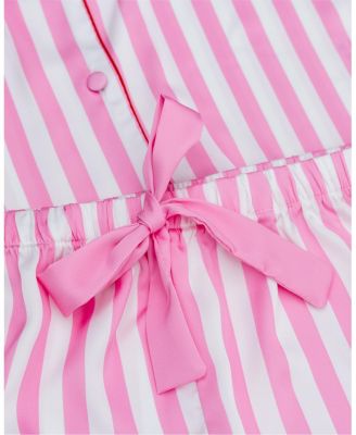 Girls' Please Please Please Silky Short Sleeve Shorts Set - Little Kid, Big Kid