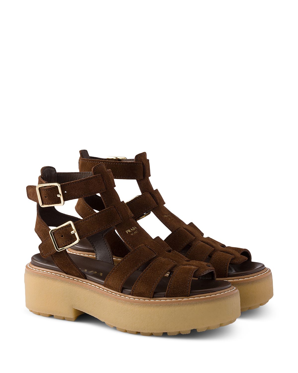 Prada Women's Suede Gladiator Sandals