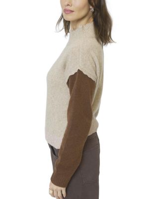 Women's Olivia Ruffle Tneck Sweater