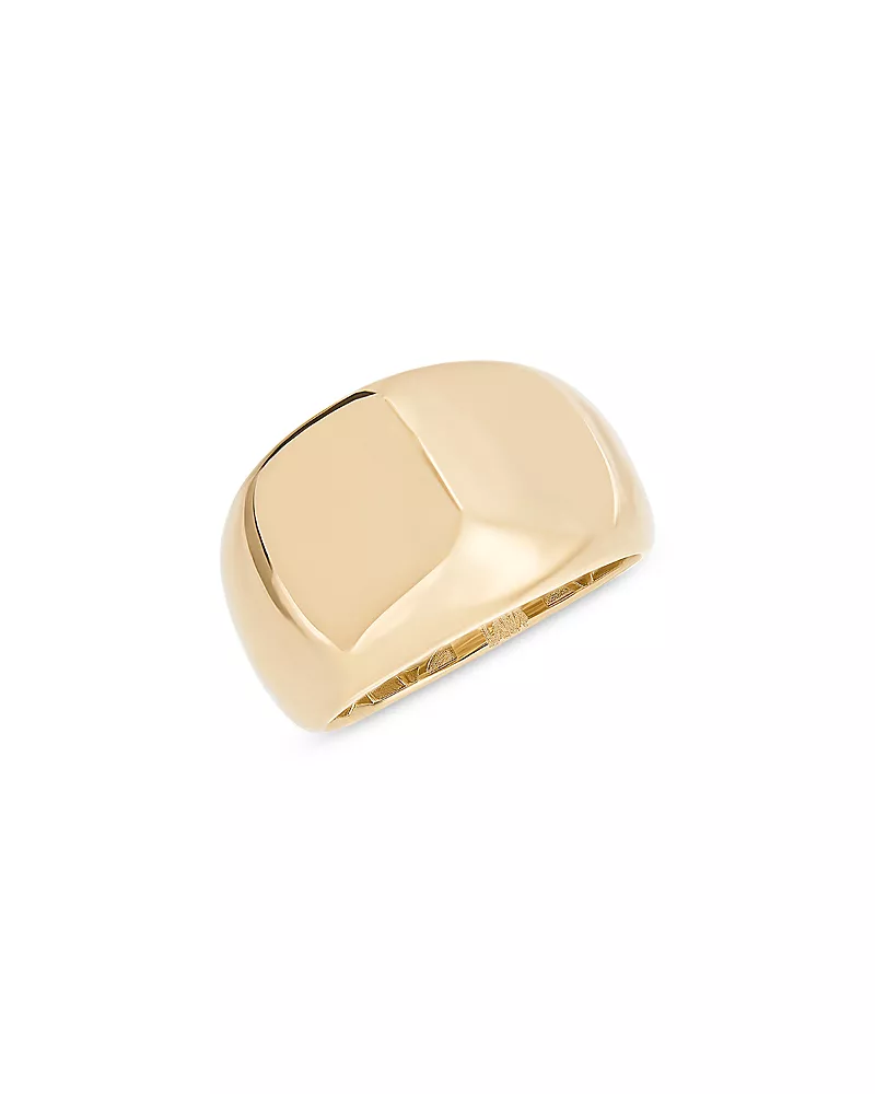 Lana Jewelry Curved Bubble Hollow Ring in 14K Yellow Gold
