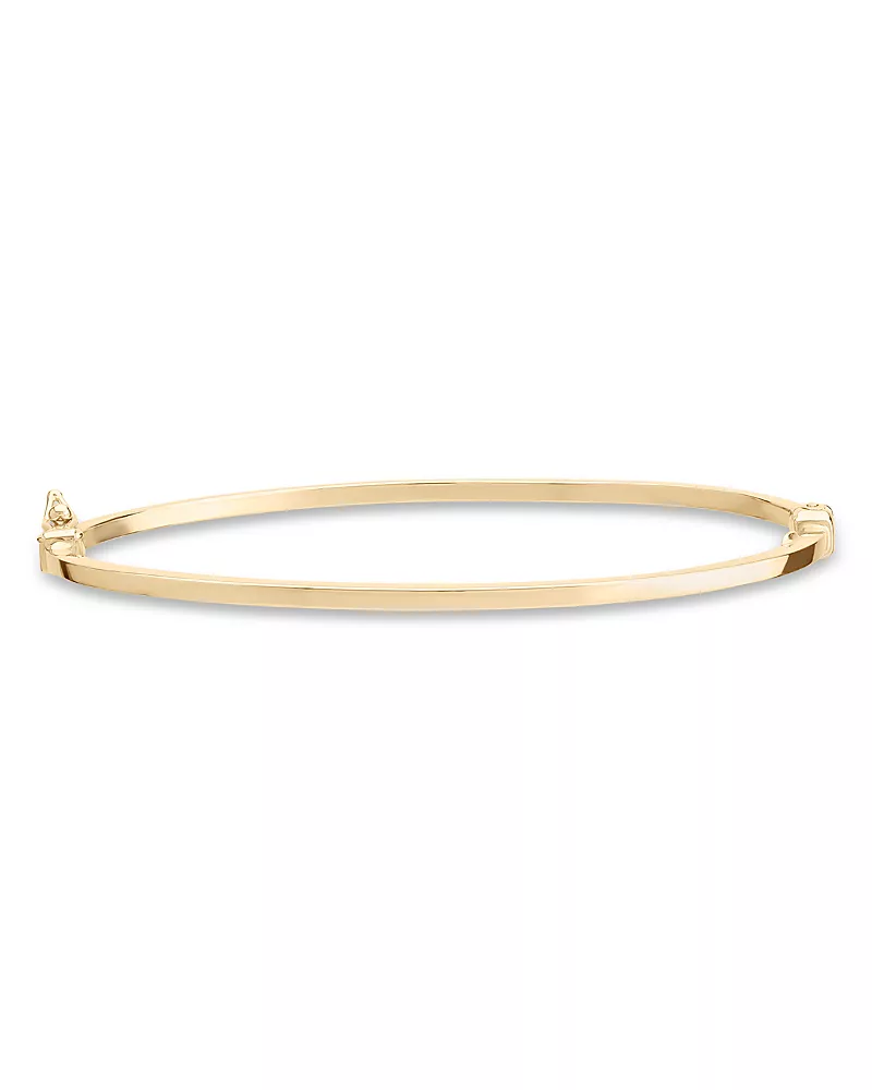 Lana Jewelry 14K Yellow Gold Hinged Bangle Bracelet