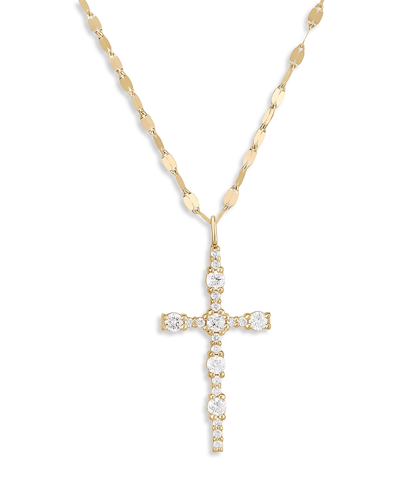 Lana Jewelry Diamond Cross Pendant Necklace