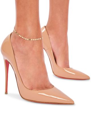 Mega Nude Chain Ankle Bracelet in 14K Yellow Gold