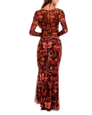 Brace Ambar Mesh Maxi Skirt 