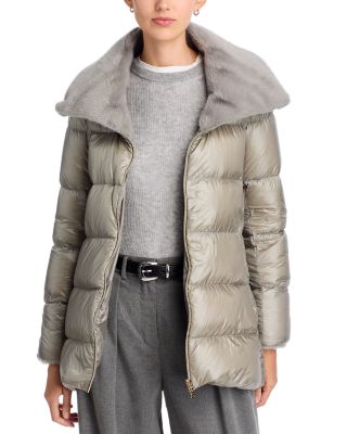 Ultralight Down High Low Mid Length Coat
