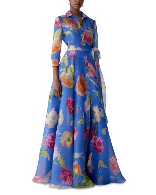 Belted Trench Silk Gown