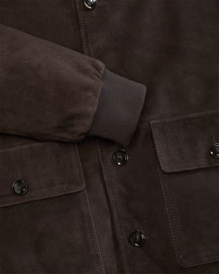 Weir Suede Bomber Jacket