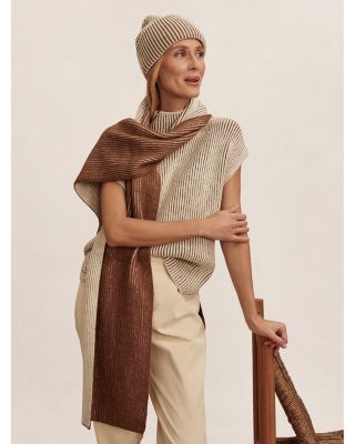 Lauren Plated Knit Sleeveless Sweater