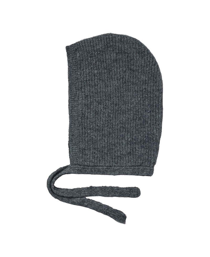 Hyer Goods Upcycled Alpaca Wool Small Tie Balaclava In Gray