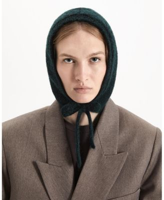  Upcycled Alpaca Wool Small Tie Balaclava