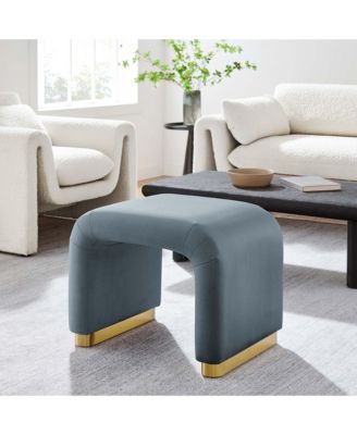 Koda Performance Velvet Waterfall Stool
