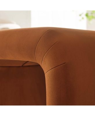 Koda Performance Velvet Waterfall Stool