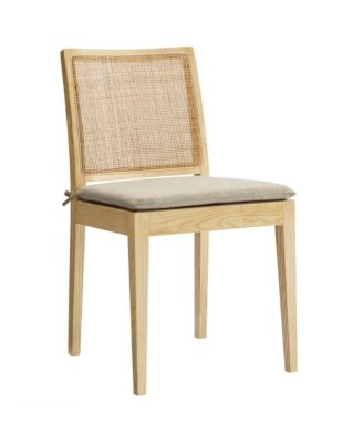Modway Ovard Wood and Rattan Dining Chair