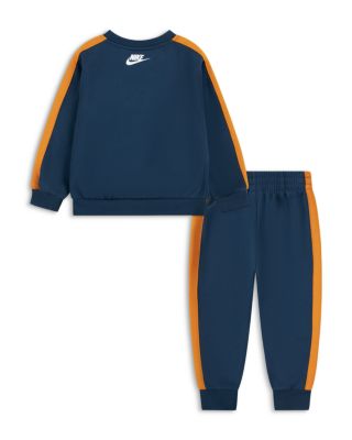 Boys' Contrast Stripe Fleece Top & Pants Set - Little Kid