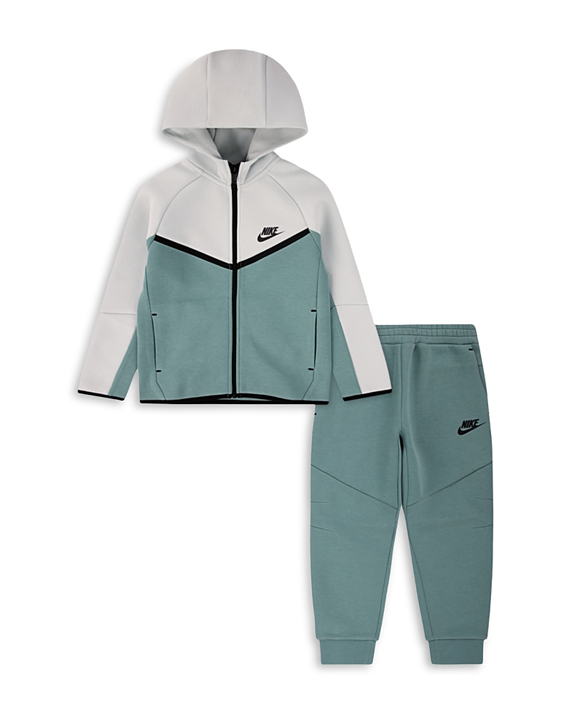 Nike Boys' Nike Tech Fleece Hooded Full Zip Set - Little Kid