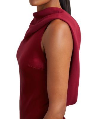 Alula Cowlback Midi Dress