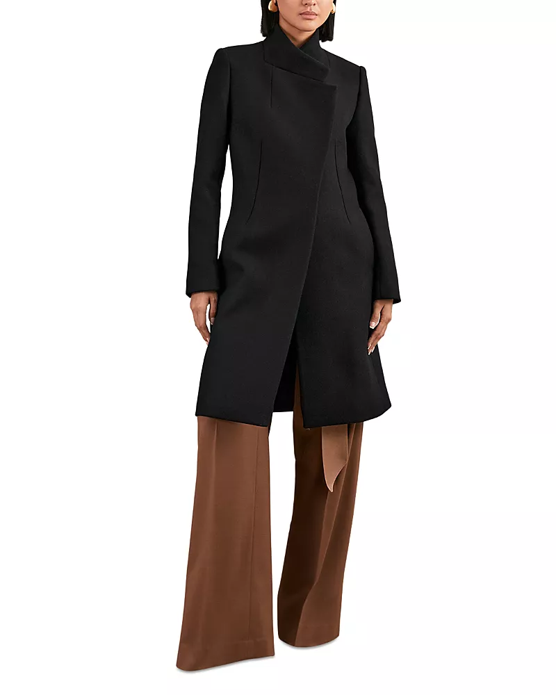 Reiss Wool Blend Mid Length Coat
