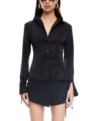 West End Girl Split Cuff Top