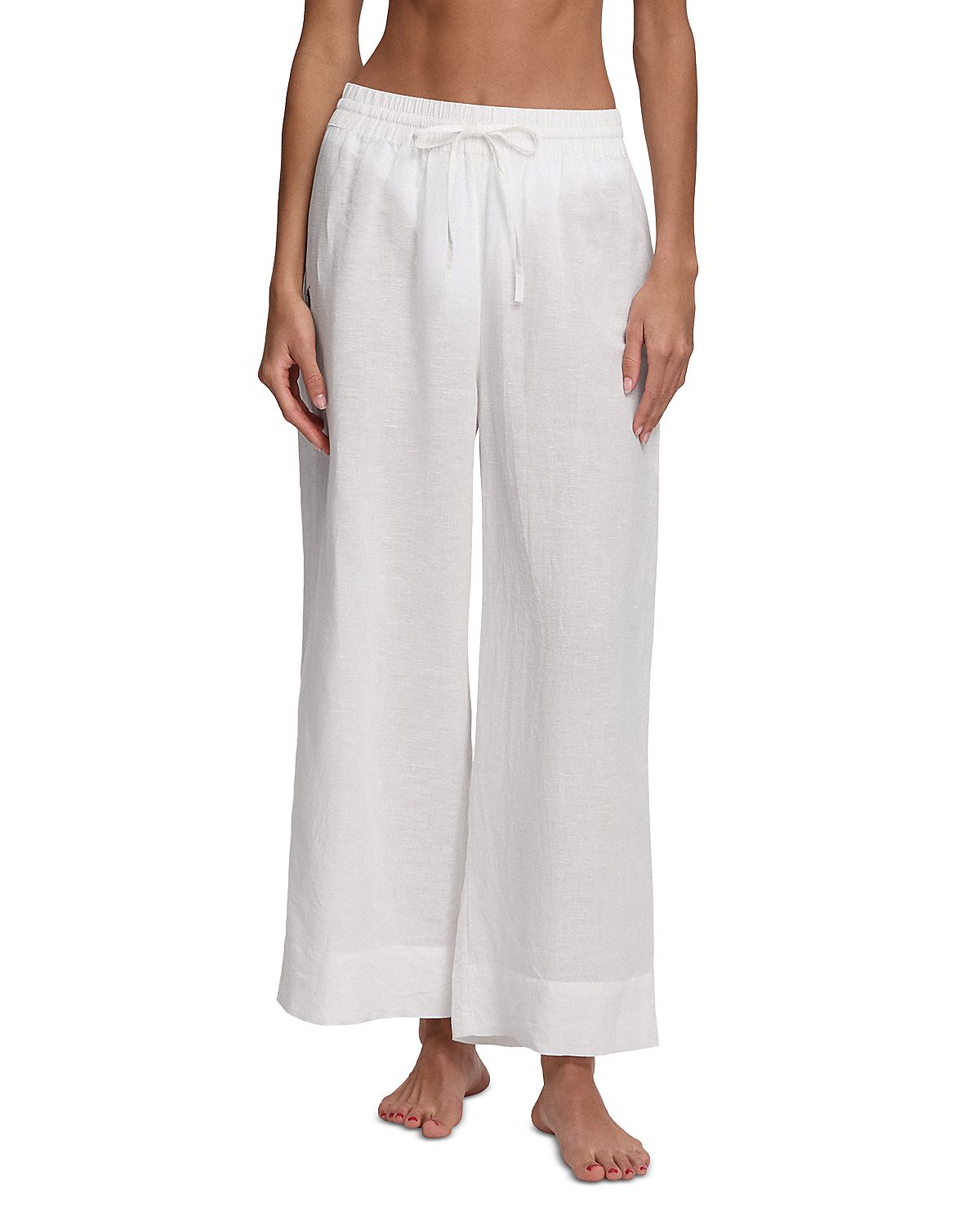 Lauren Ralph Lauren Smocked Pull On Swim Cover-Up Pants