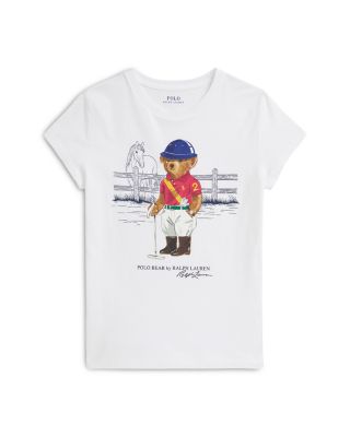 Girls&#39; Polo Bear Cotton Jersey Tee - Big Kid