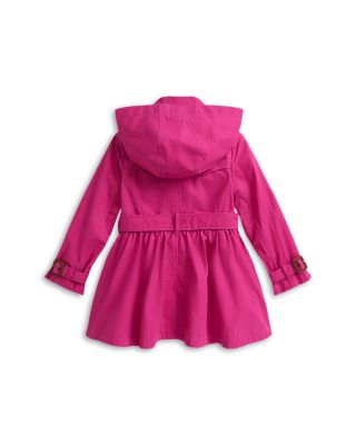 Girls' Cotton Hooded Trench Coat - Big Kid, Little Kid